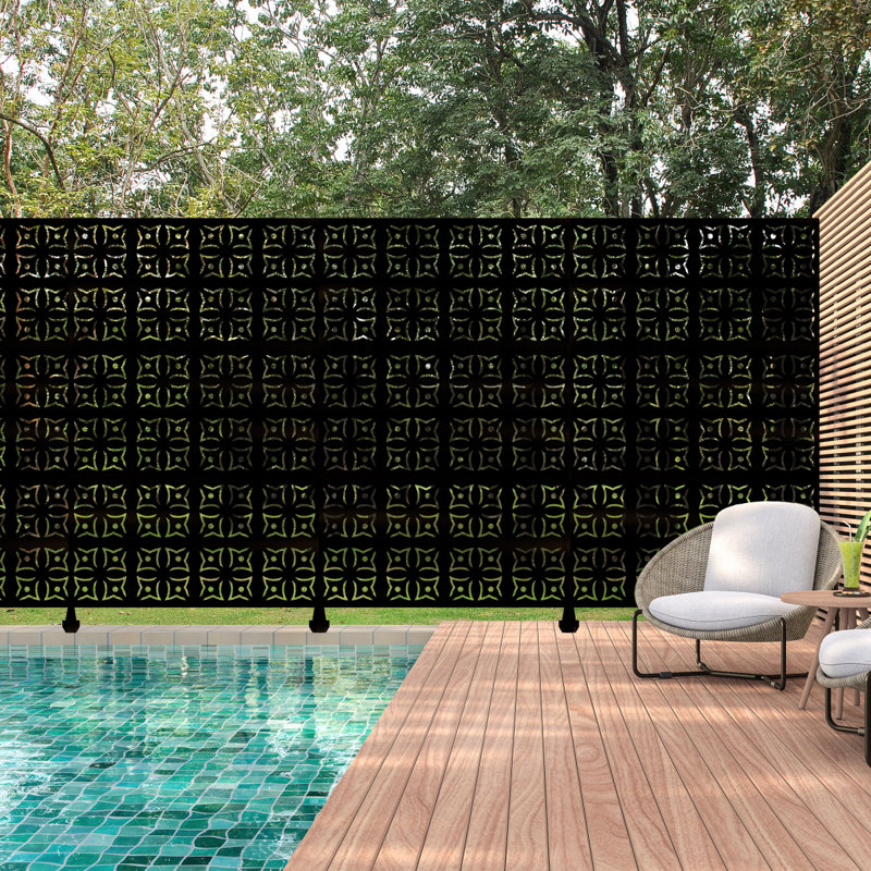 outdoor privacy screen 6 ft. H x 4 ft. W Outdoor Privacy Screen Wayfair